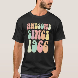 Geweldige sinds 1966 56 jaar t-shirt