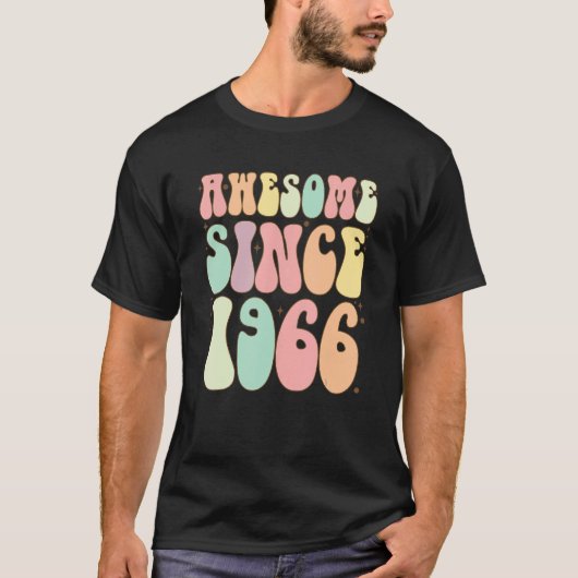 Geweldige sinds 1966 56 jaar t-shirt (Voorkant)