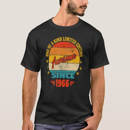 Geweldige sinds 1966 56e verjaardag t-shirt (Voorkant)