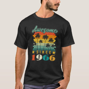 Geweldige sinds 1966 57e verjaardag 57 jaar oud T-shirt