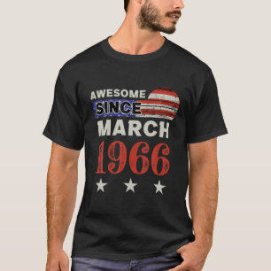 Geweldige sinds 1966 Amerikaanse vlag Klassieke m T-shirt