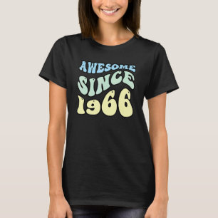 Geweldige sinds 1966 Retro Verjaardag T-shirt