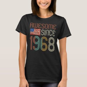 Geweldige sinds 1968 55e verjaardag 55 jaar oud t-shirt