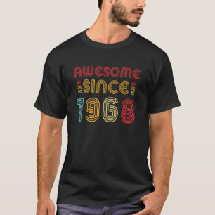 Geweldige sinds 1968 55e verjaardag 55 jaar oud t-shirt