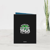 Geweldige sinds 1968 schrikkeljaardag feb 29 Verja Kaart (Achterkant)