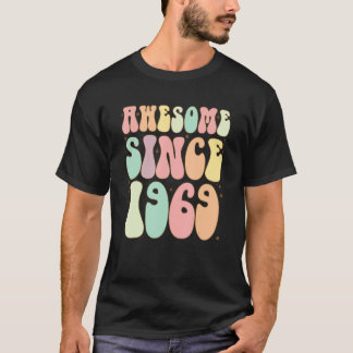 Geweldige sinds 1969 53 jaar t-shirt