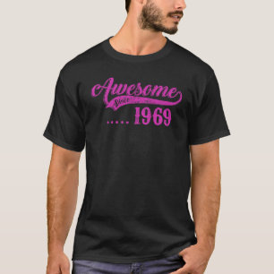 Geweldige sinds 1969 geboren in 1969 53e verjaarda t-shirt