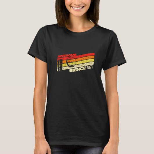 Geweldige sinds 1971 51e repogolf t-shirt (Voorkant)