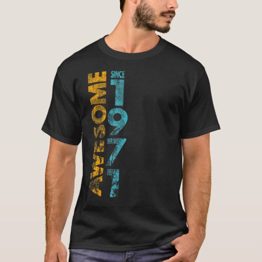 Geweldige sinds 1971 t-shirt (Voorkant)