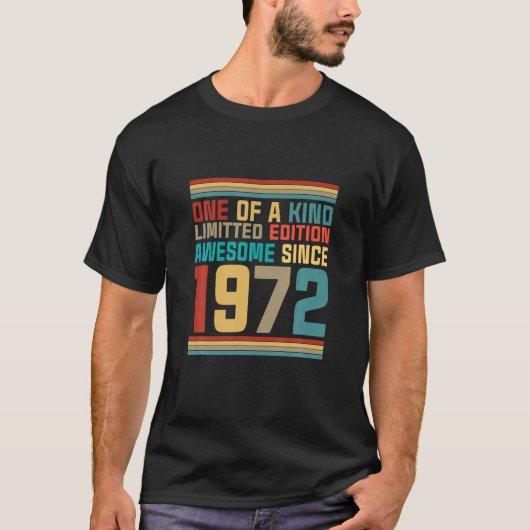 Geweldige sinds 1972 50e verjaardag Limited Editio T-shirt (Voorkant)