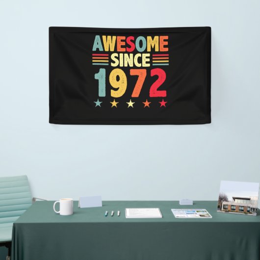 Geweldige sinds 1972 spandoek (Beurs)