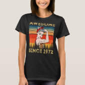  Geweldige sinds 1972 T-shirt (Voorkant)