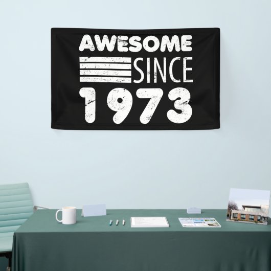 Geweldige sinds 1973 50e verjaardag spandoek (Beurs)