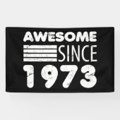 Geweldige sinds 1973 50e verjaardag spandoek (Horizontaal)