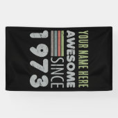 Geweldige sinds 1973 50e verjaardag spandoek (Horizontaal)