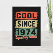 Geweldige sinds 1974: Birthday Gift Kaart (Voorkant)