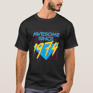 Geweldige sinds 1974 Cool 48 jaar oud Graphic T-shirt