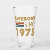 Geweldige sinds 1975 50ste verjaardag glas (Voorkant)