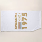 Geweldige sinds 1975 50ste verjaardag strandlaken (Voorkant)