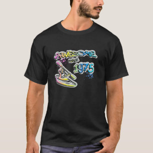 Geweldige sinds 1975 Kayaking Kayaker Graffiti T-shirt