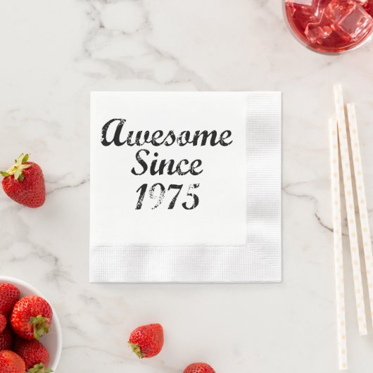 Geweldige sinds 1975 servetten (Insitu)