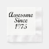 Geweldige sinds 1975 servetten (Voorkant)