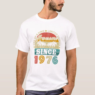  Geweldige sinds 1976 Limited Edition 47th Bi T-shirt