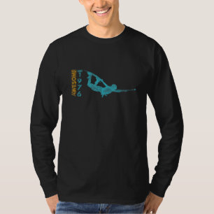 Geweldige sinds 1976 Wakeboard Lifestyle 1 T-shirt