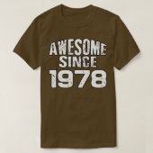Geweldige sinds 19781 t-shirt (Design voorkant)