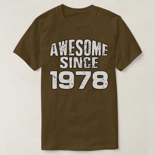 Geweldige sinds 19781 t-shirt (Design voorkant)