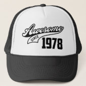 Geweldige sinds 1978 trucker pet (Voorkant)