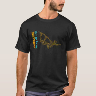 Geweldige sinds 1978 Wakeboard Lifestyle 1 T-shirt