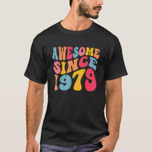 Geweldige sinds 1979 43 jaar oud Retro 43e T-shirt