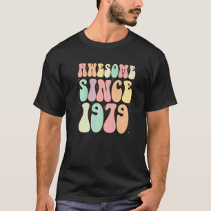 Geweldige sinds 1979 43 jaar t-shirt