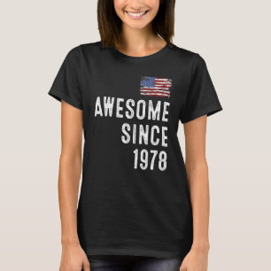 geweldige sinds 1979, 44 jaar t-shirt