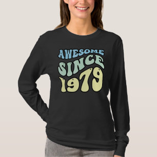 Geweldige sinds 1979 Retro Verjaardag T-shirt