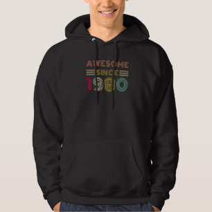 Geweldige sinds 1980 42e verjaardag Retro Hoodie