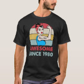 Geweldige sinds 1980 43 jaar oud en 43 jaar oud t-shirt (Voorkant)