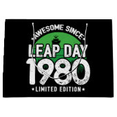 Geweldige sinds 1980 schrikkeljaardag feb 29 Verja Groot Cadeauzakje (Voorkant)