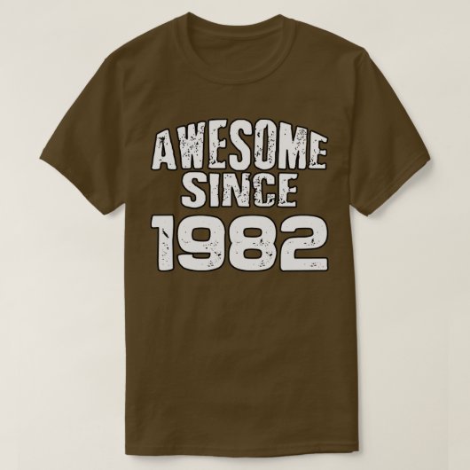 Geweldige sinds 19821 t-shirt (Design voorkant)
