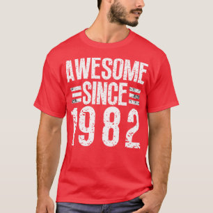 Geweldige sinds 1982 17 t-shirt
