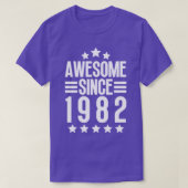 Geweldige sinds 1982 4 t-shirt (Design voorkant)