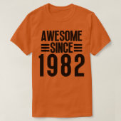 Geweldige sinds 1982 7 t-shirt (Design voorkant)