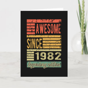 Geweldige sinds 1982: Birthday Gift Kaart