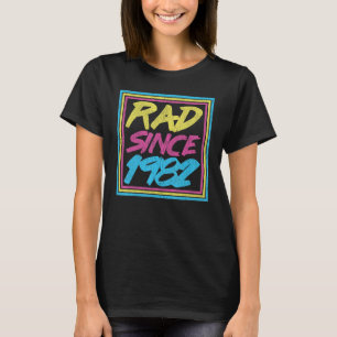 Geweldige sinds 1982 Rad 80s Retro 41st Verjaardag T-shirt