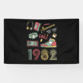Geweldige sinds 1982  Retro 40e verjaardag Spandoek (Horizontaal)
