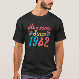 Geweldige sinds 1982 T - shirts Retro Limited bew