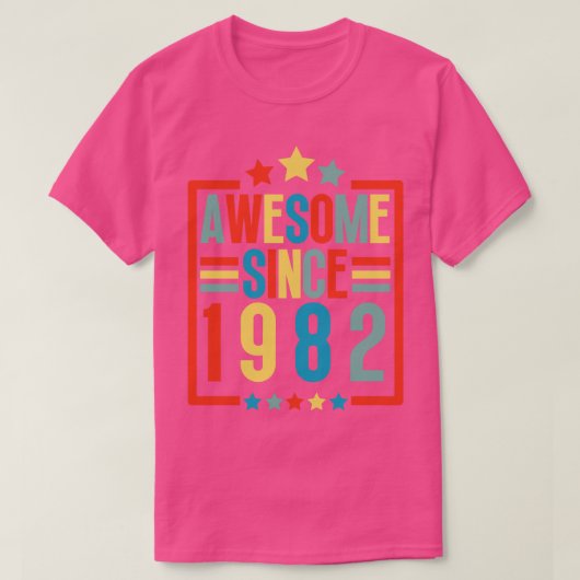 Geweldige sinds 1983 10 t-shirt (Design voorkant)