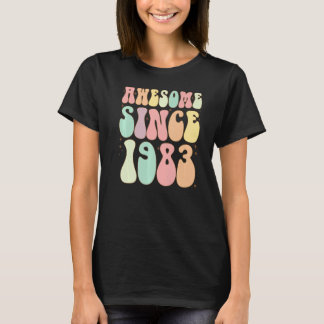 Geweldige sinds 1983 39 jaar oude vrouwen t-shirt