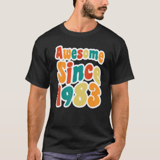 Geweldige sinds 1983 40 jaar oud en 40 jaar oud t-shirt